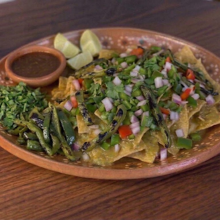 Chilaquiles con Rajas