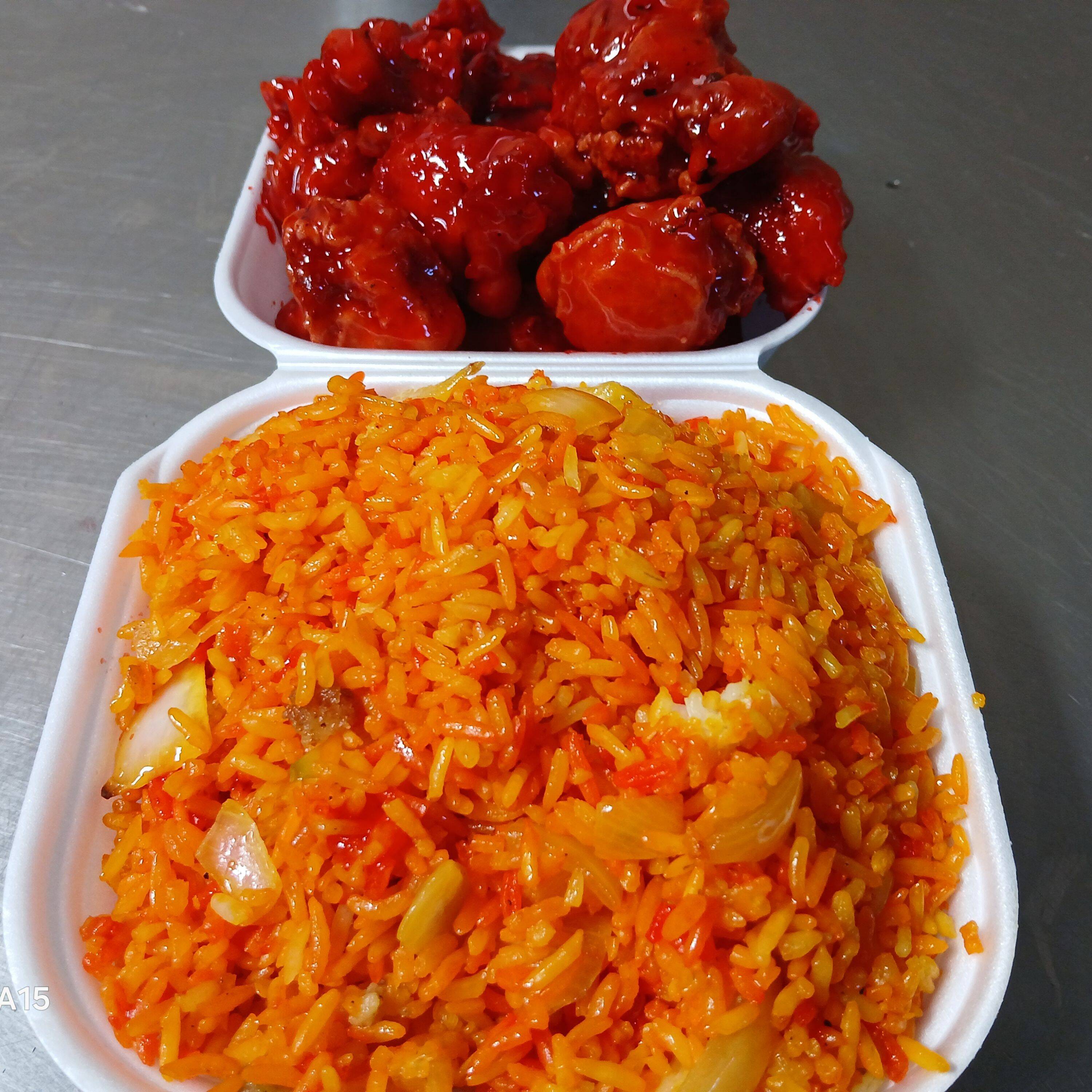 Arroz/Espagueti y 1 Guisado