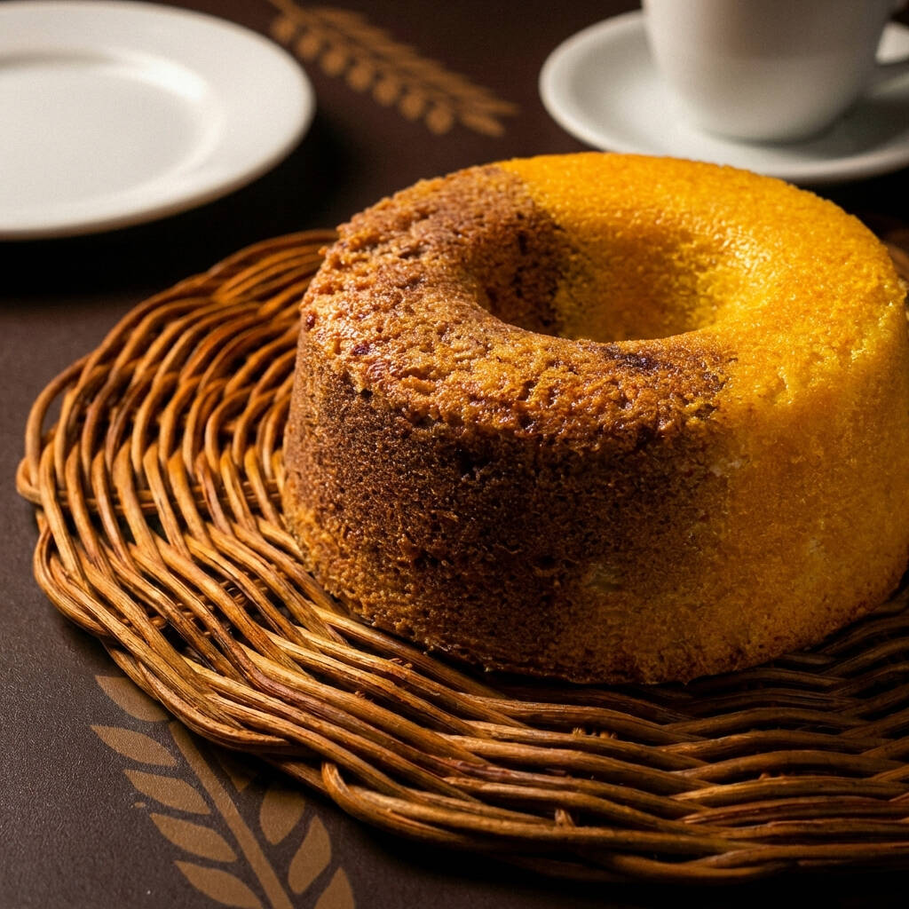 Massa leve e sabor suave, com textura equilibrada e acabamento delicado. Ideal para acompanhar cafés e encontros especiais.