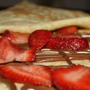 Crepa de NUTELLA y Fresa