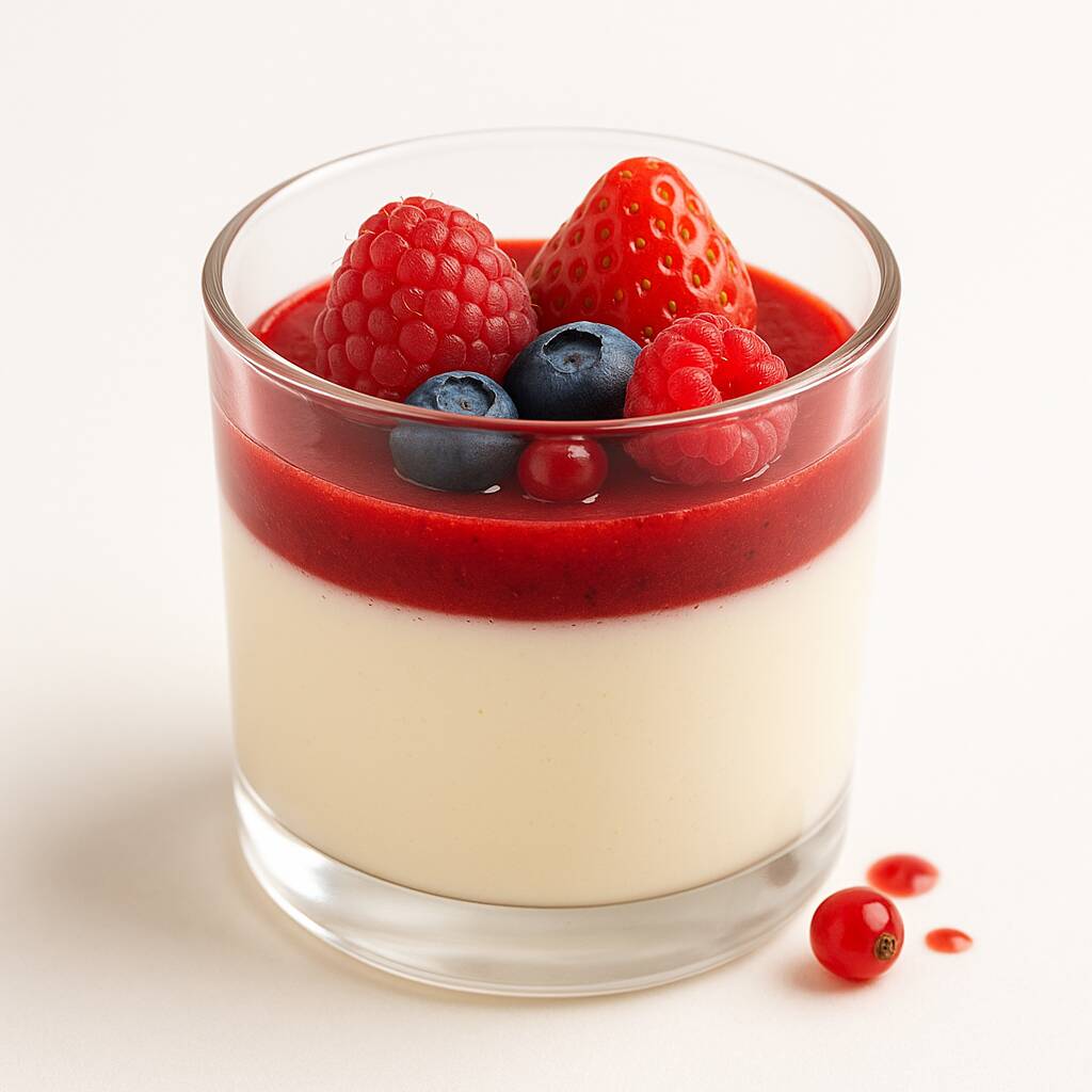 Panna Cotta de Frutos rojos