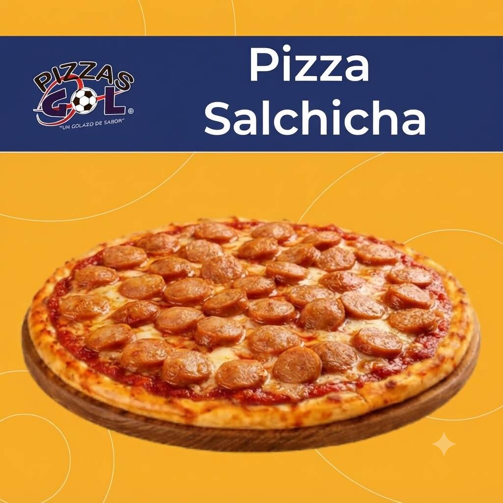 Pizza Familiares Salchicha