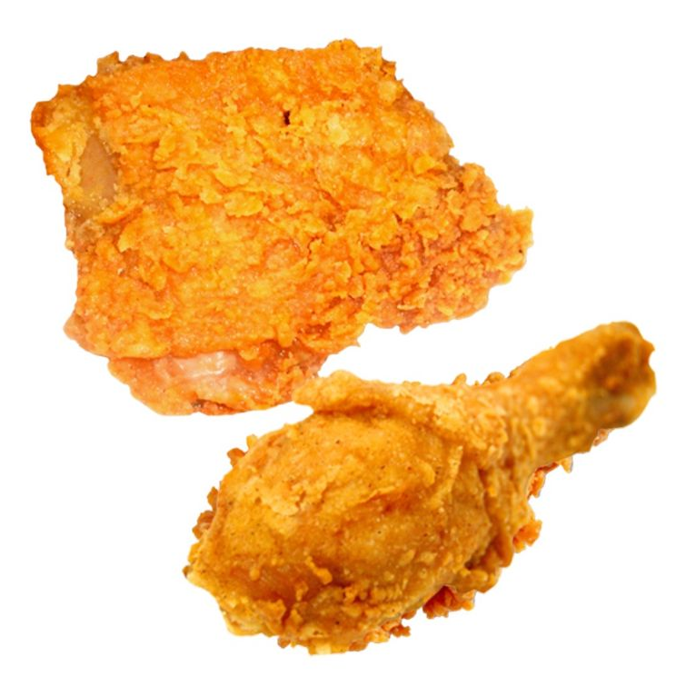 2 Pzas de Pollo Frito