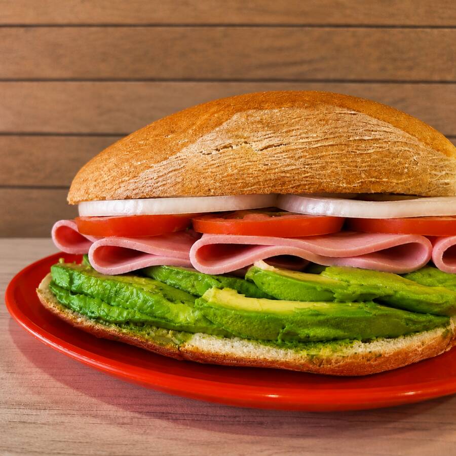 Jamón Mixto (Con Aguacate)