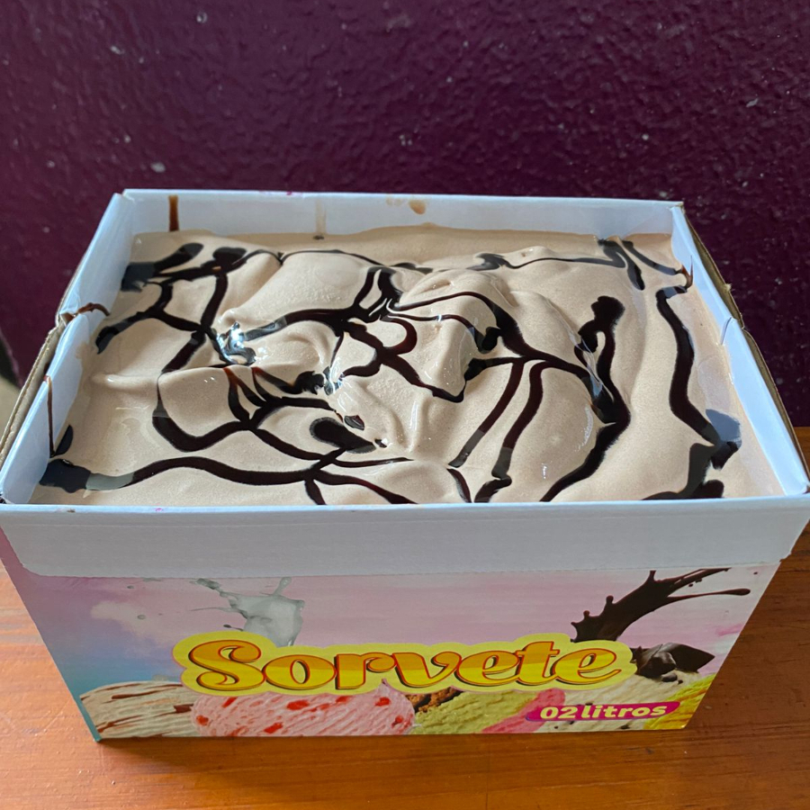 SORVETE DE CHOCOLATE