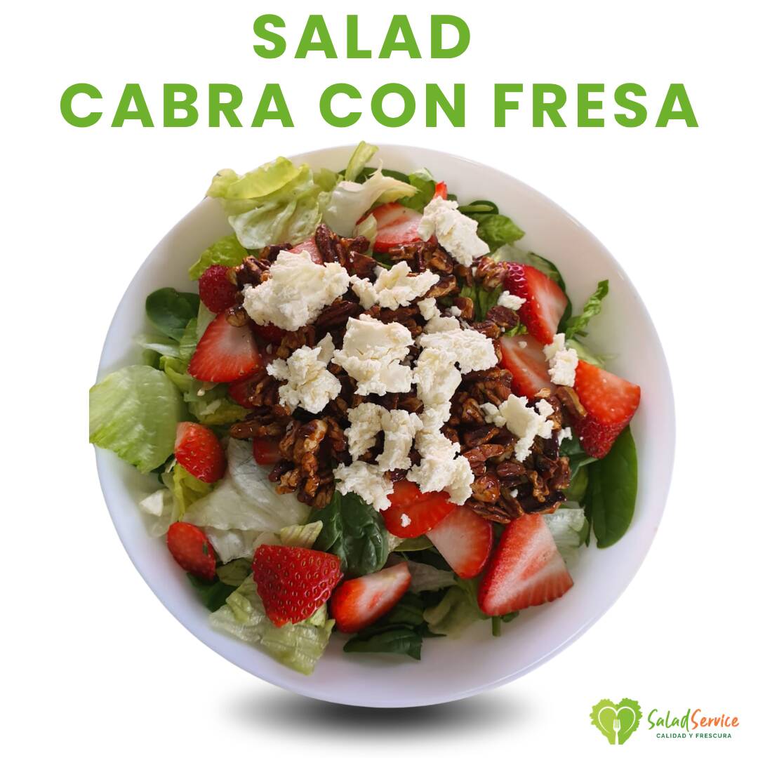 Ensaladad Cabra con Fresa