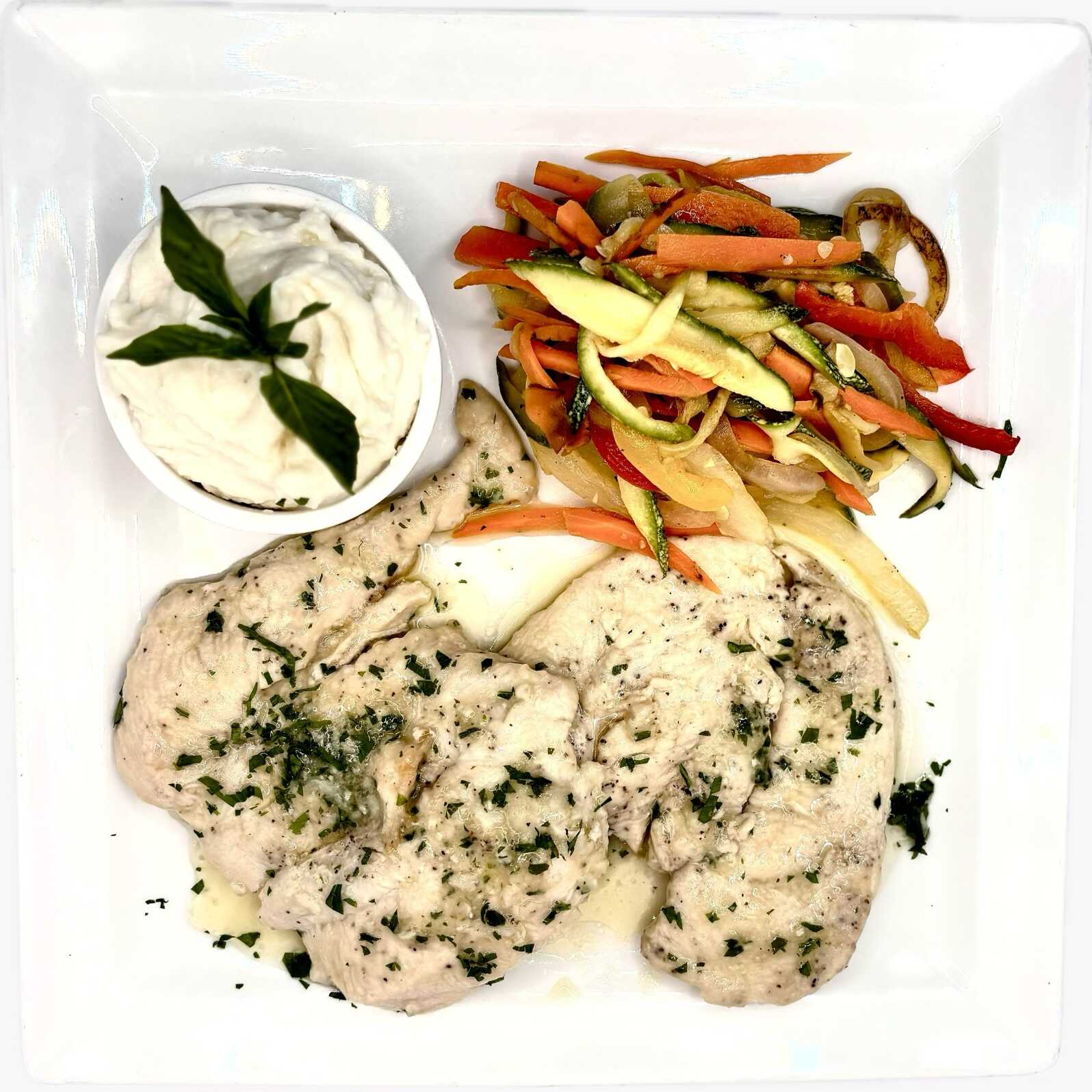 Pollo en Salsa de Vino Blanco