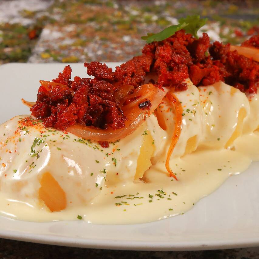 Papa Estilo Chorizo Texano