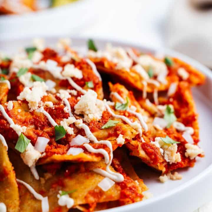 CHILAQUILES ROJOS CHICOS