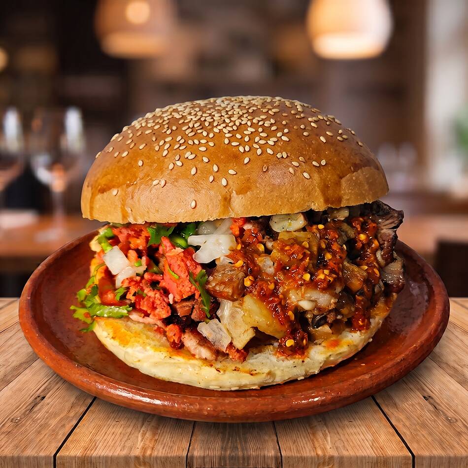 Cemita Campechana de Suadero