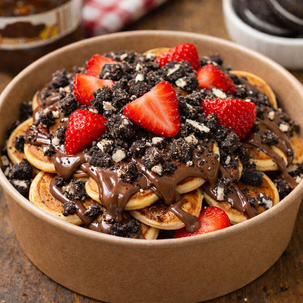 Mini Pancakes Fresa OREO