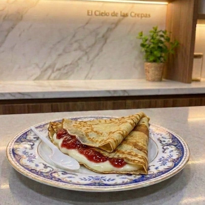 Crepa Dulce Mermelada Fresa