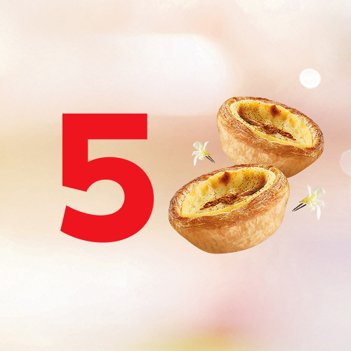 Oferta Deliciosa! 5 Pastéis de Belém! Corre e garanta os seus, essa delícia te espera!