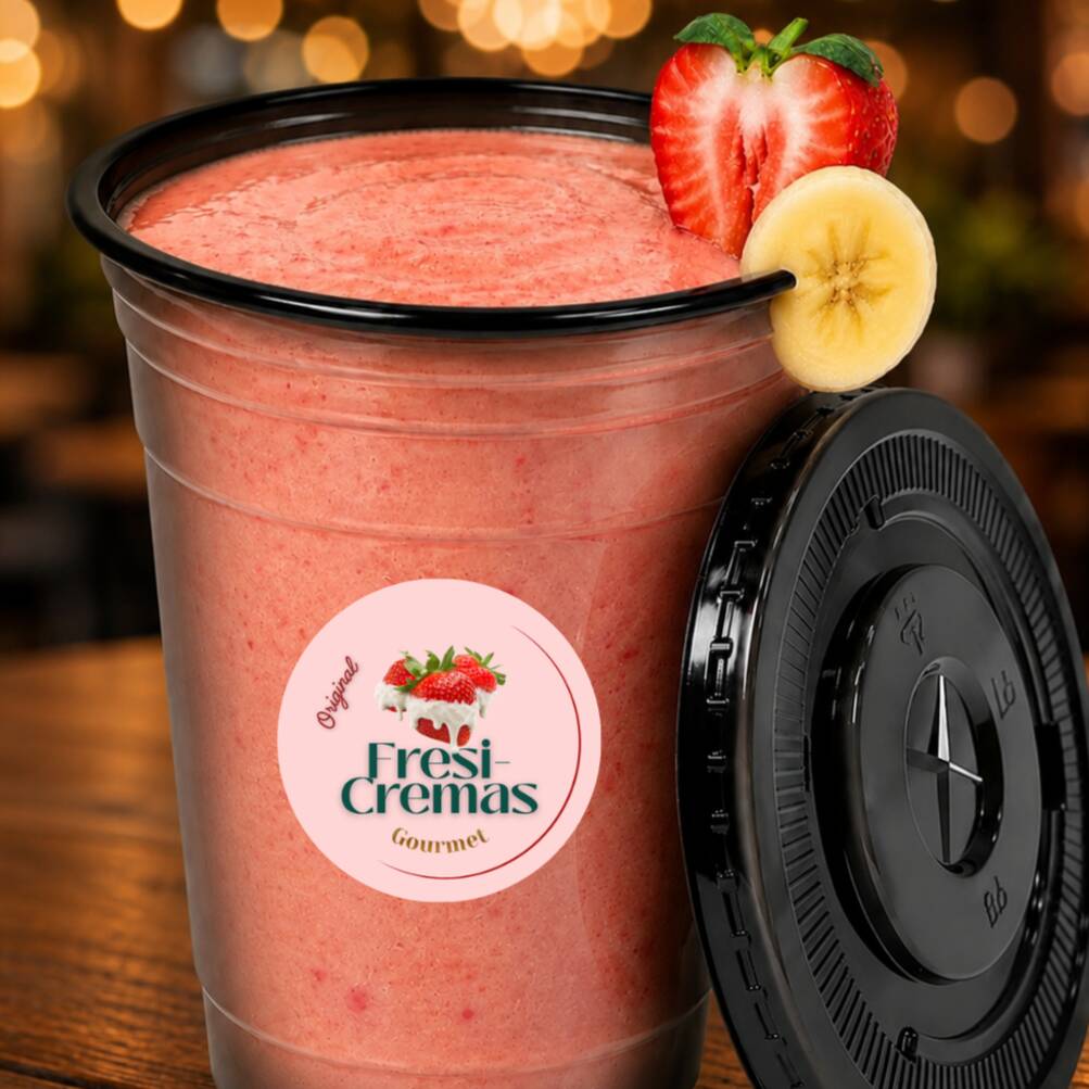 Licuado de Fresa con Plátano