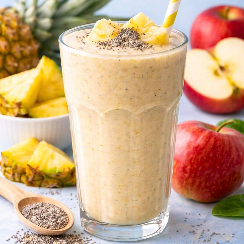 Smoothie Piña-Manzana