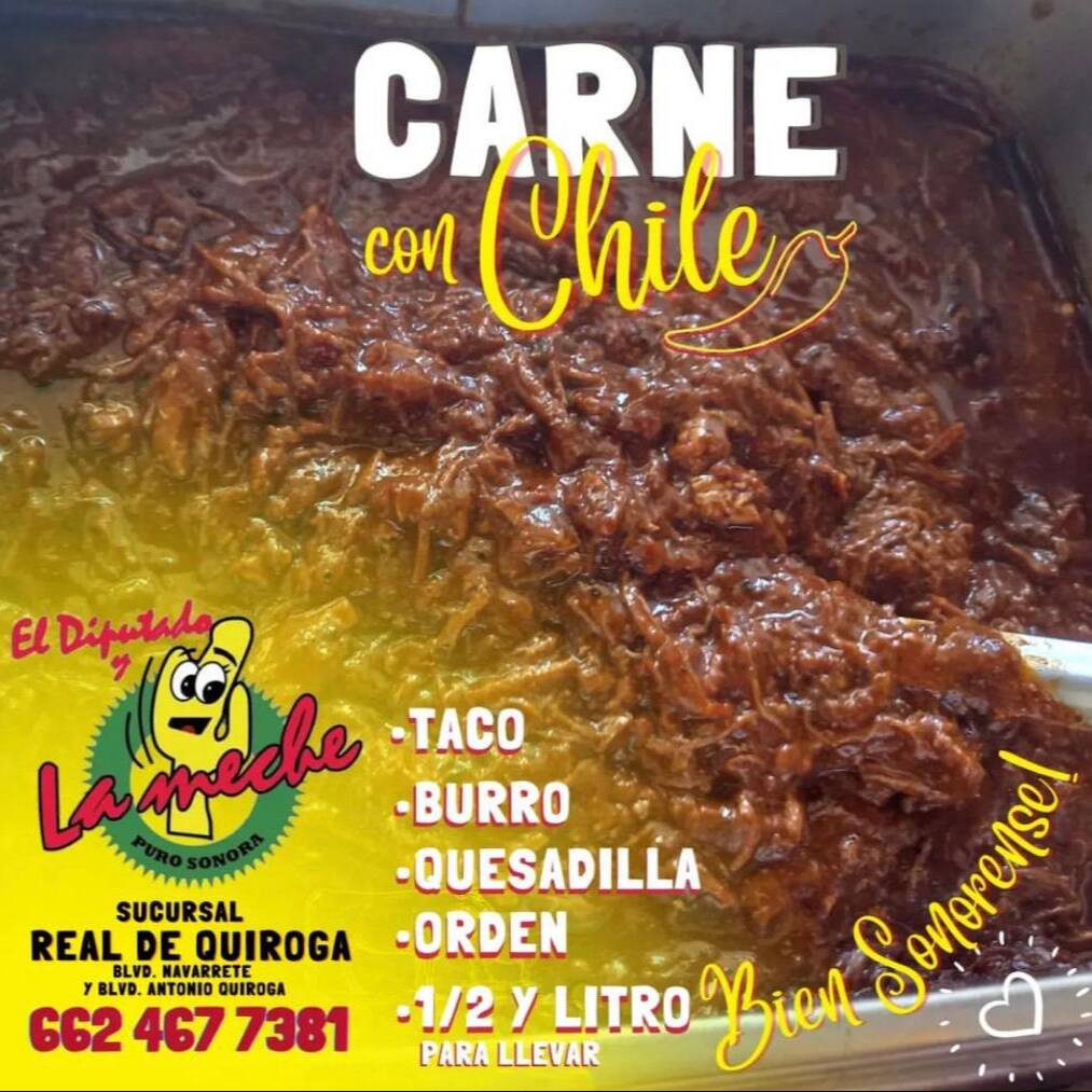 1/2 Orden de Carne Con Chile