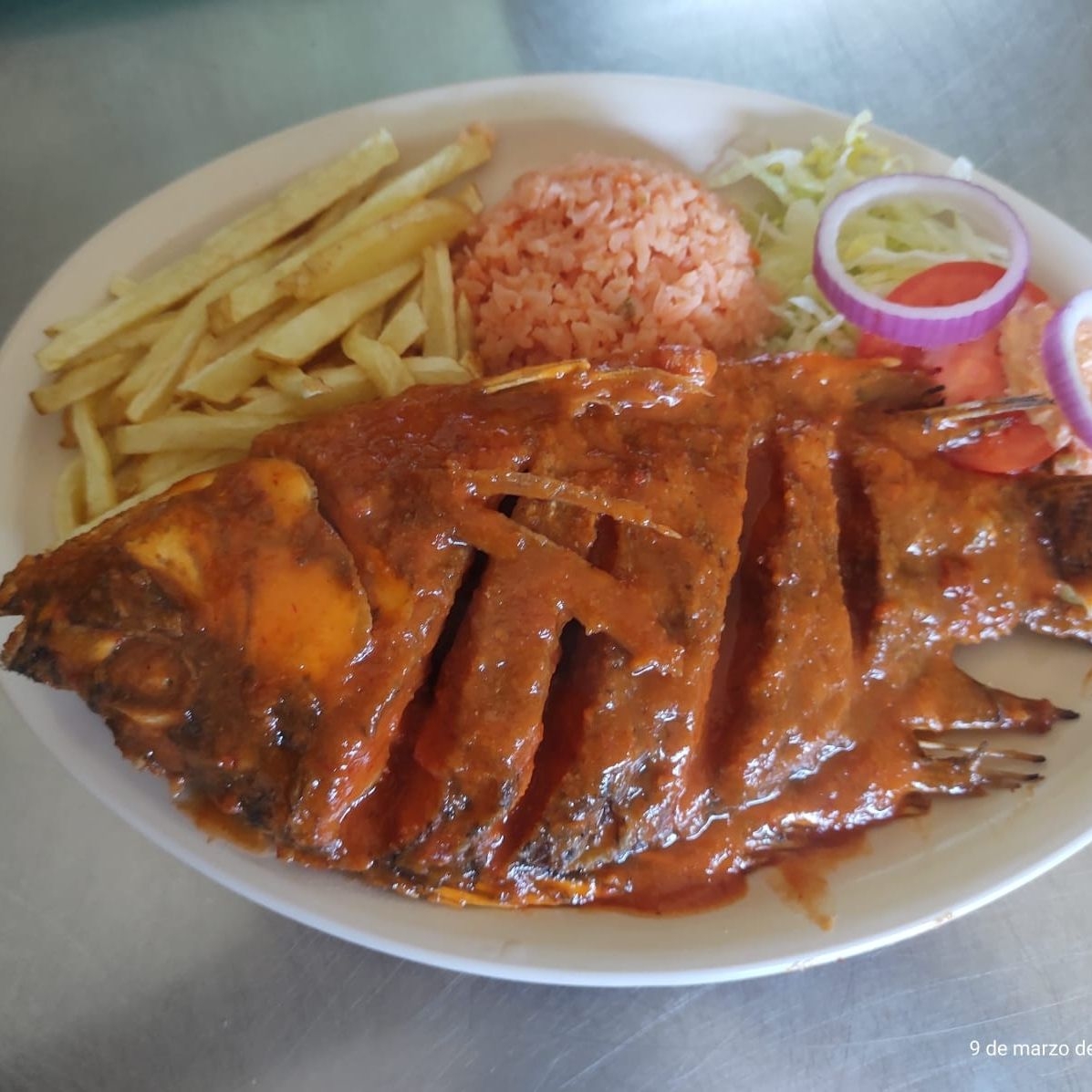 Mojarra ala Diabla