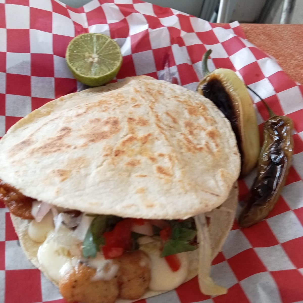 Quesadilla de Harina con Marlin