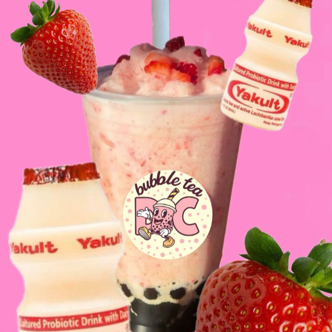 Bubble Tea Yakult Fresa