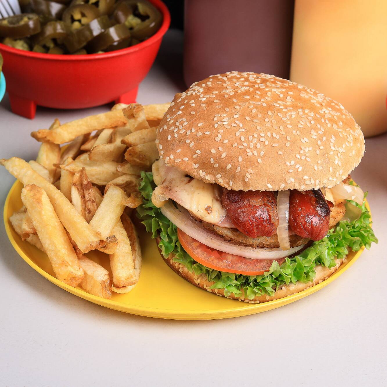 Hamburguesa de Pollo Especial