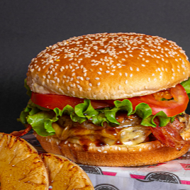 Hamburguesa hawaiana