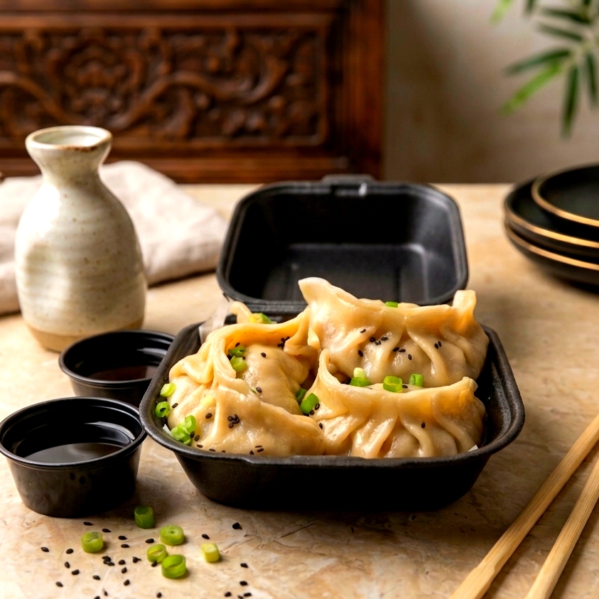 6 Dumplings de Carne de Puerco