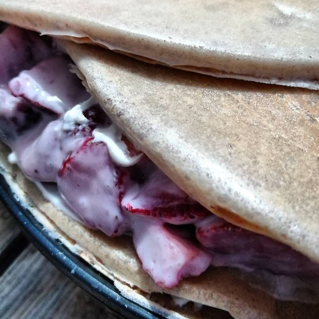 Crepa de Fresas con Crema