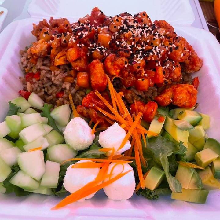 Yakimeshi Especial Pollo Agridulce