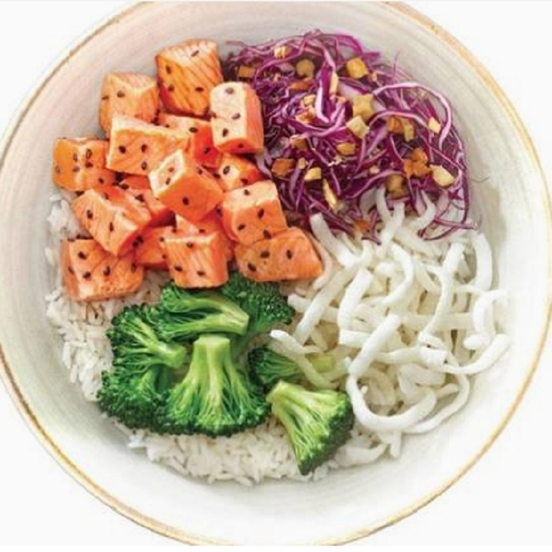 Bowl Salmón Teriyaki