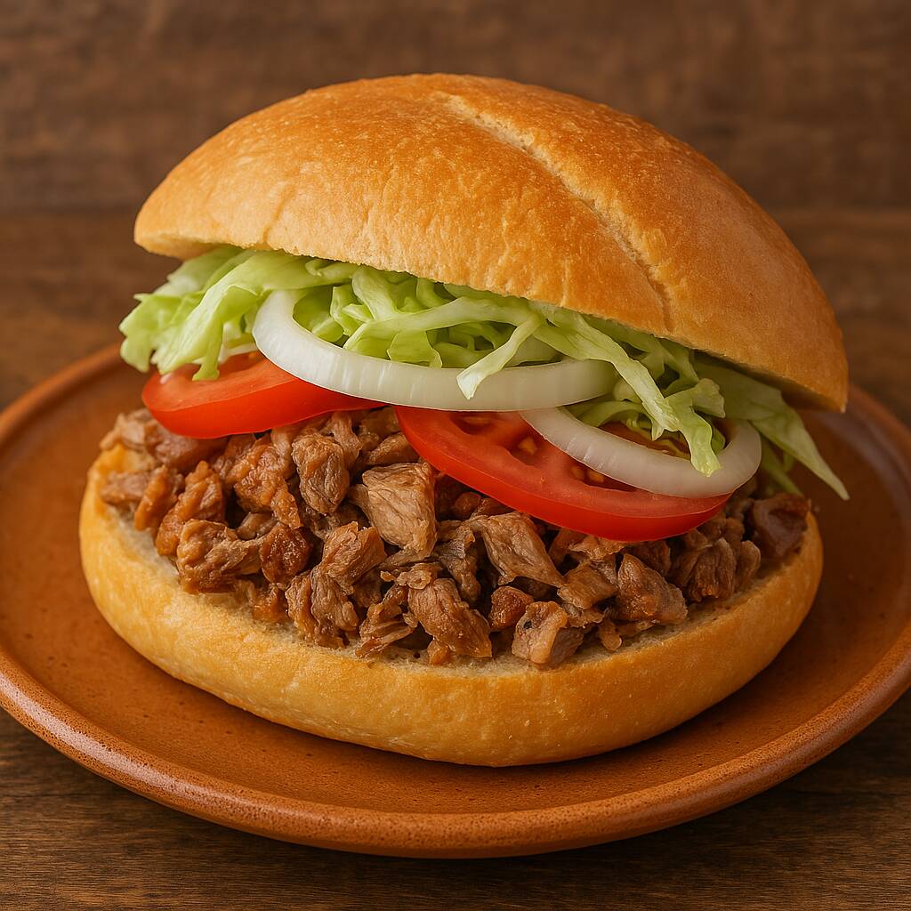 Torta de Carnitas