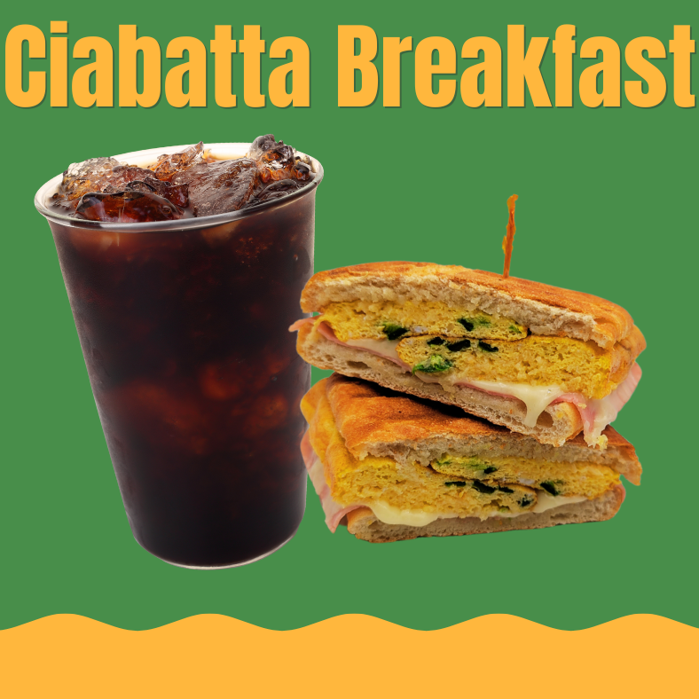 Ciabatta Egg Breakfast