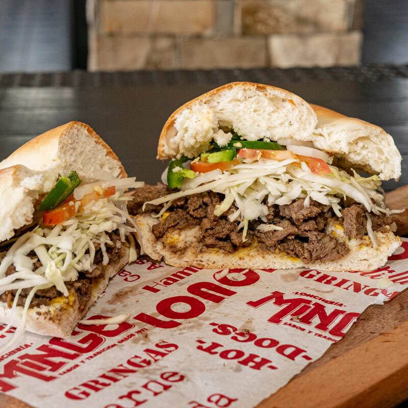 Lonche de Bistec