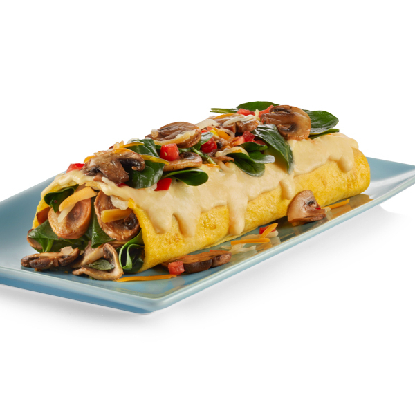 Spinach & Mushroom Omelette