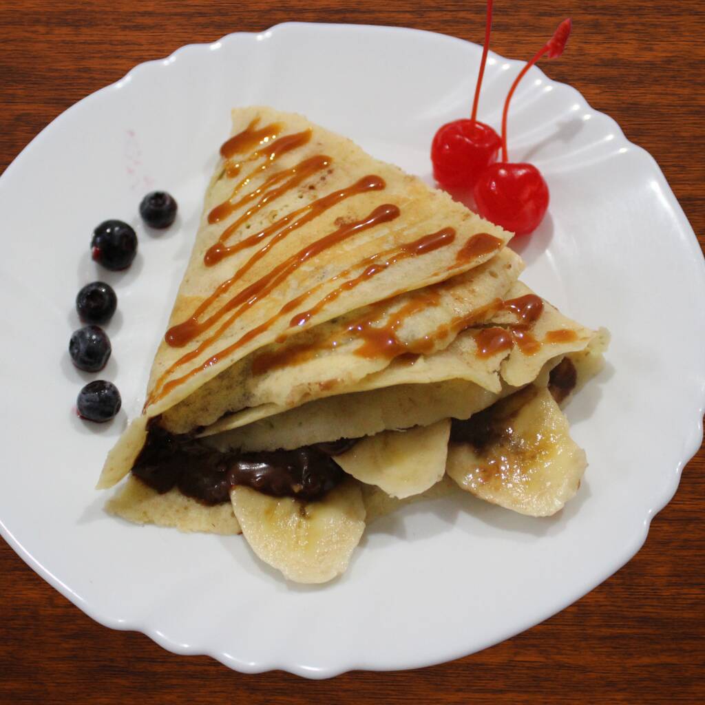 Crepa de Nutella o Cajeta con Plátano