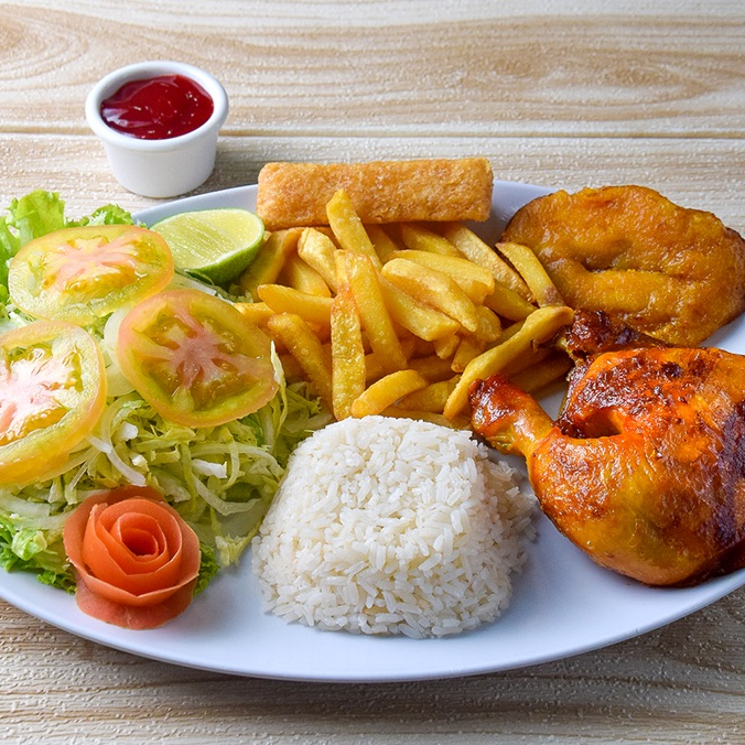 Bandeja con Pollo a Elegir