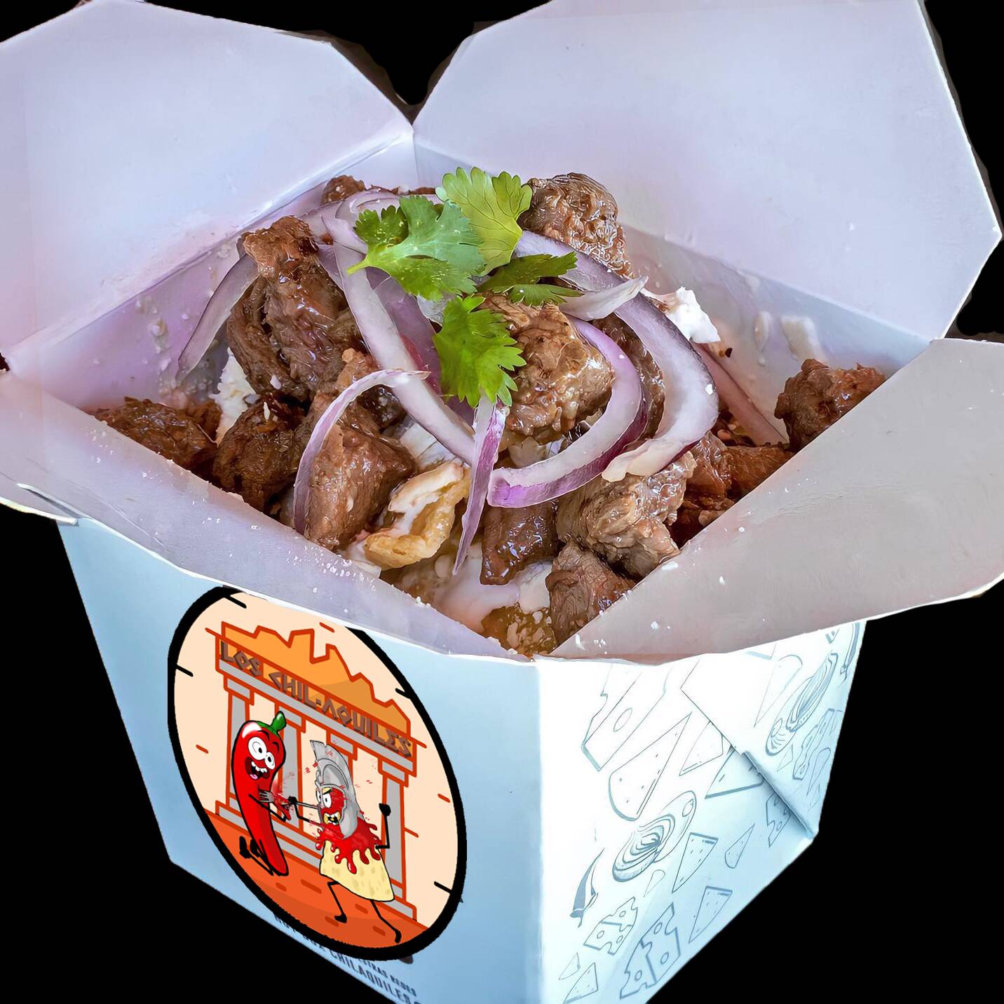 Chilaquiles con Arrachera