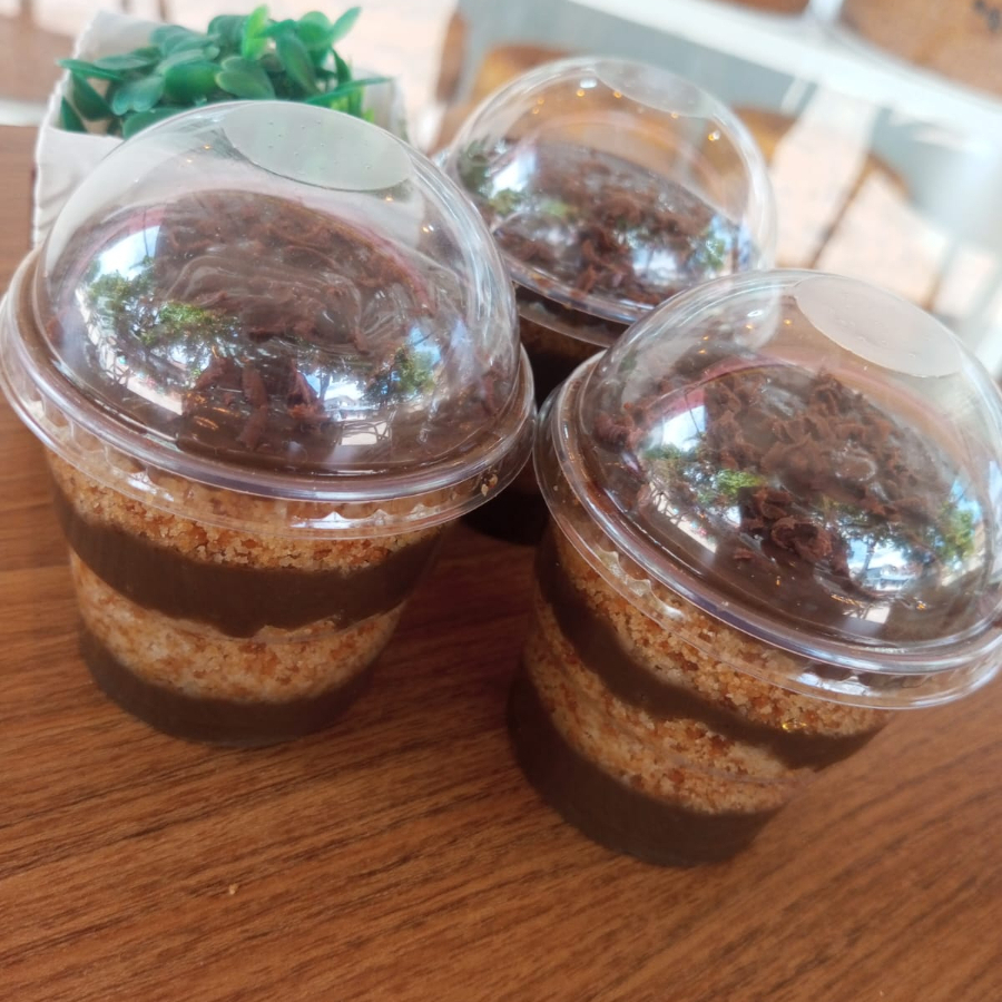 Bolo no Pote Chocolate