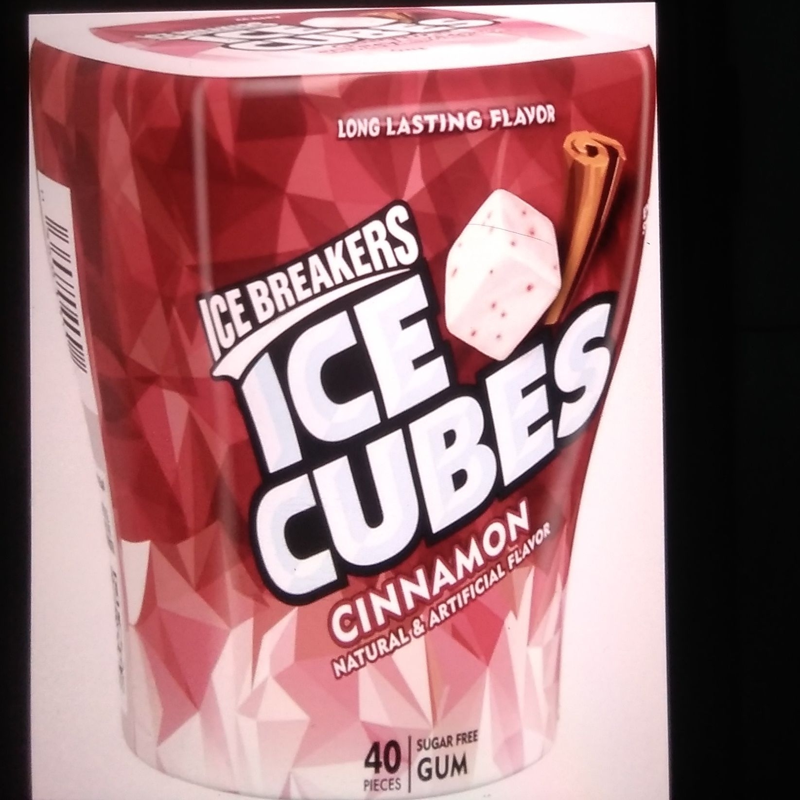 Chicles Ice Cubes 40pz Canela