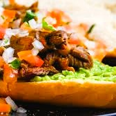 Torta de Carne Asada