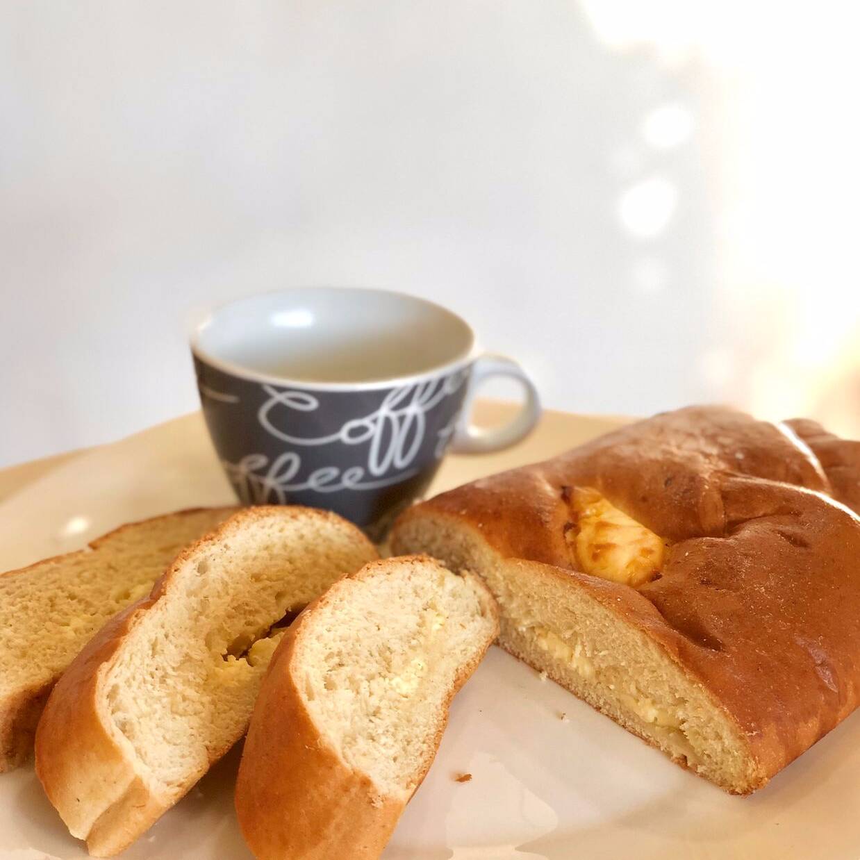 Trenza Dulce de Queso Crema