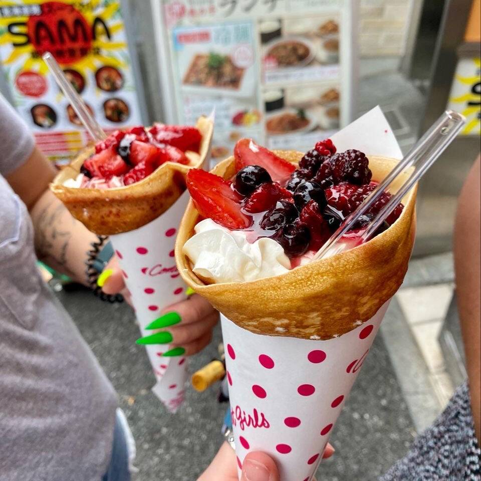 Crepa Japonesa de Frutos Rojos o Kiwi