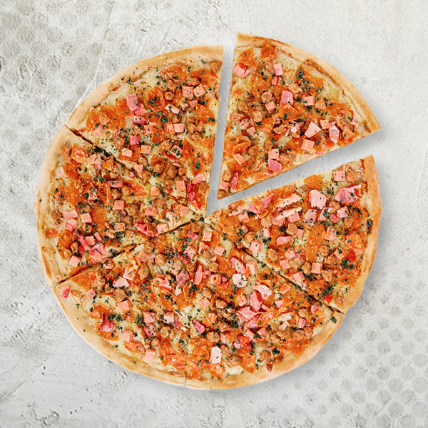 Pizza M 6 porciones Especial de Carnes