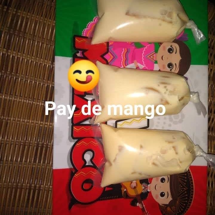 Hielito gourmet de pay de mango