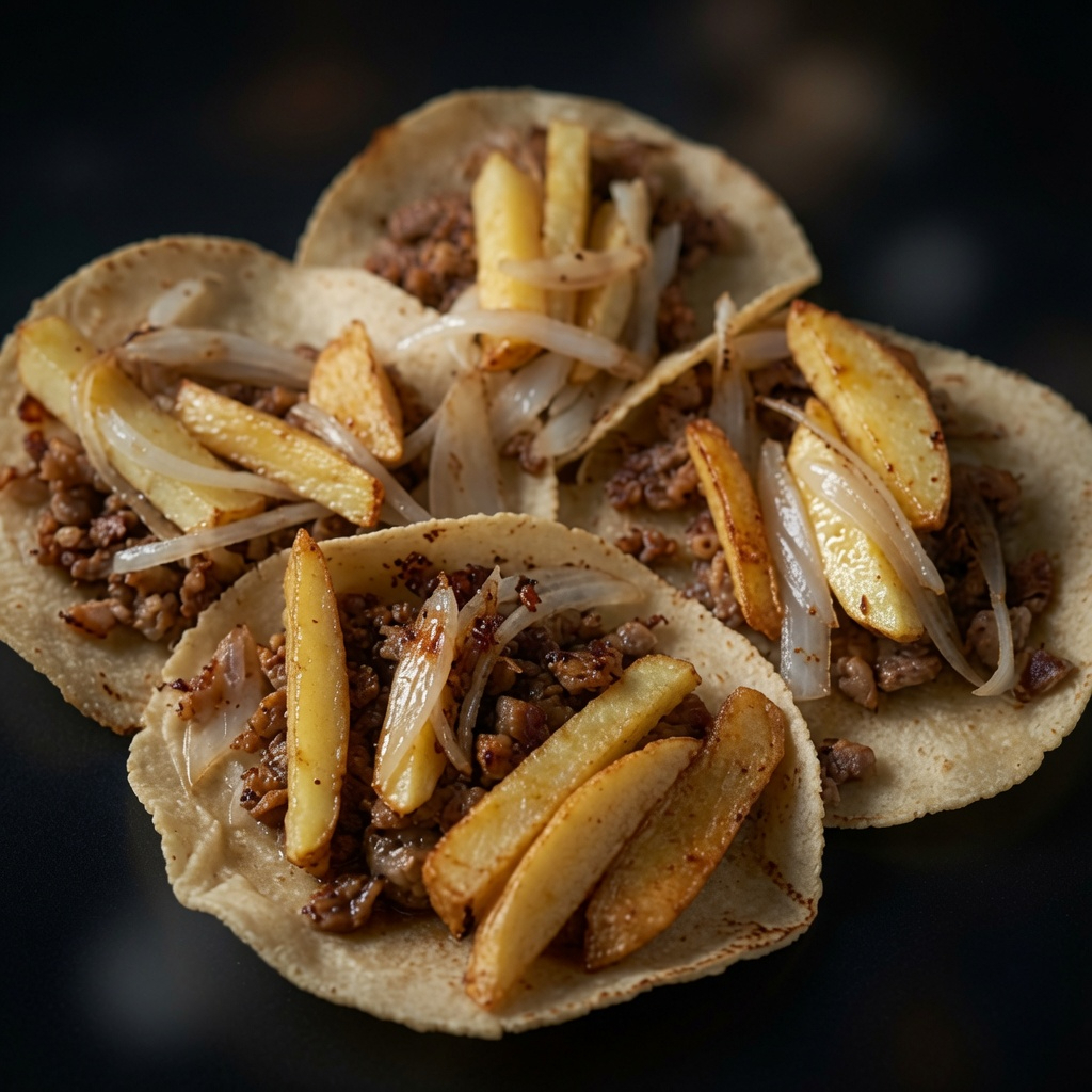 4 TACOS DE BISTECK