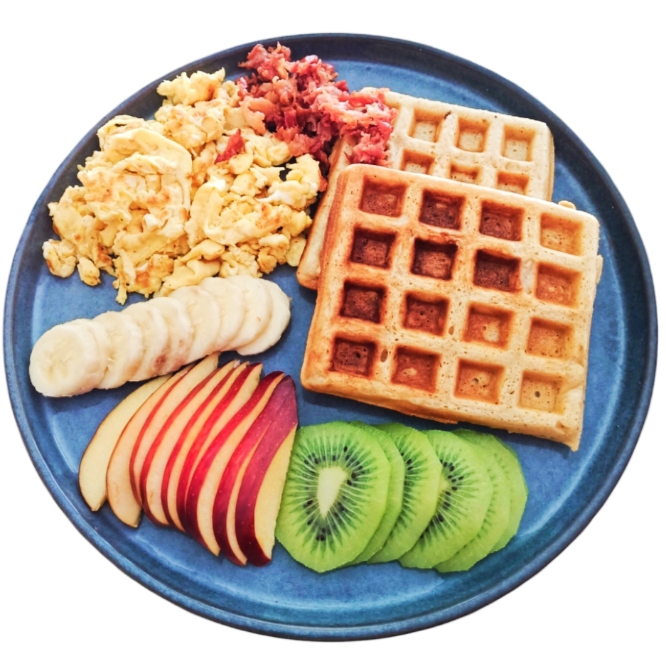 Waffles Eggs