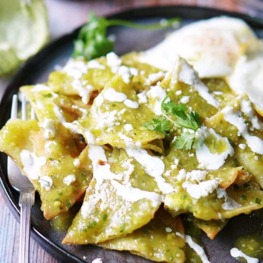 Chilaquiles Sencillos Verdes