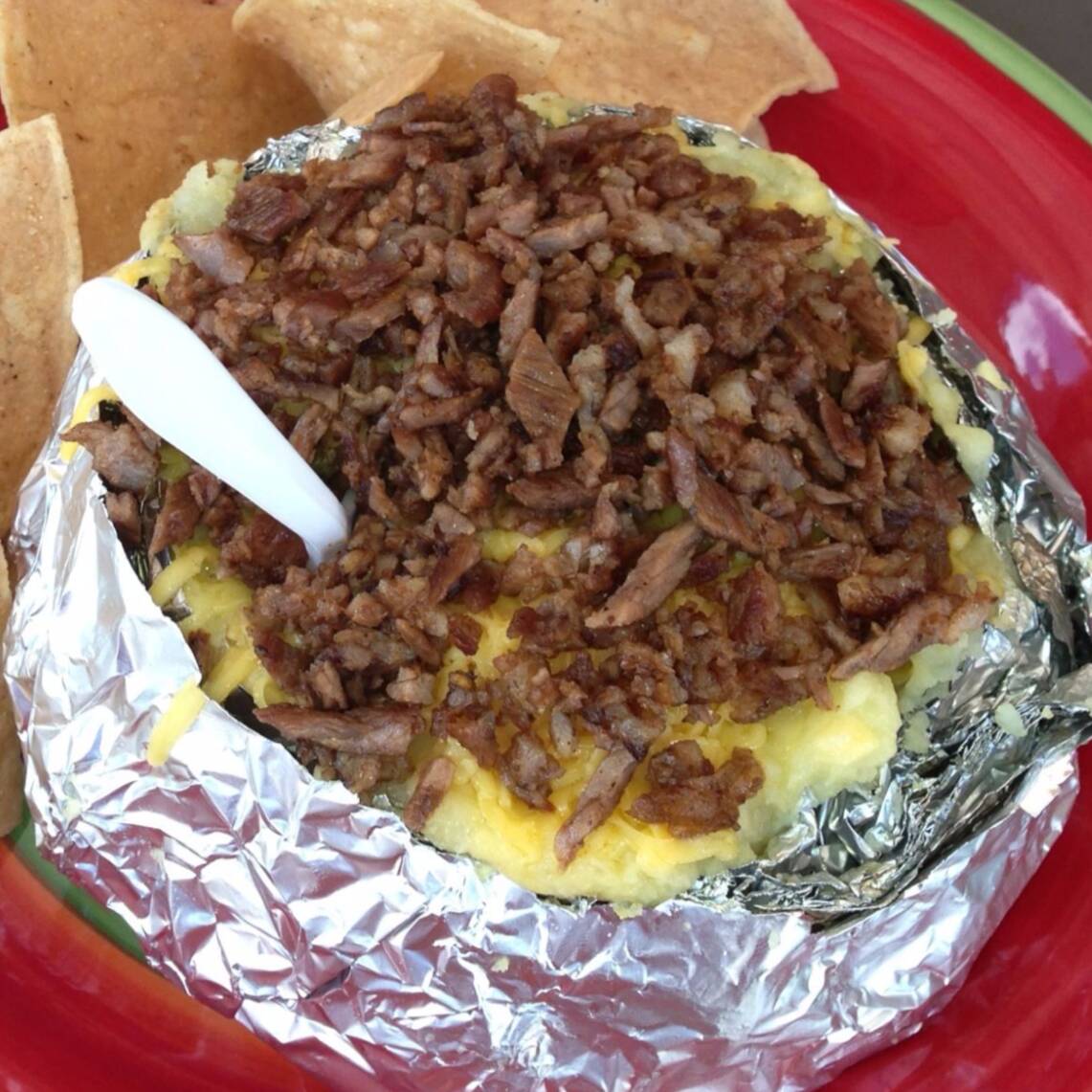 PAPA ASADA DE CARNE