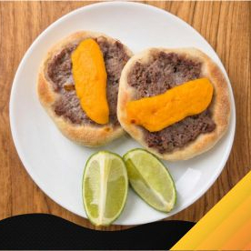 Recheio contém cebola e tomate