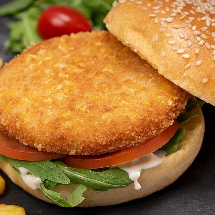 BURGUER DE POLLO APANADO