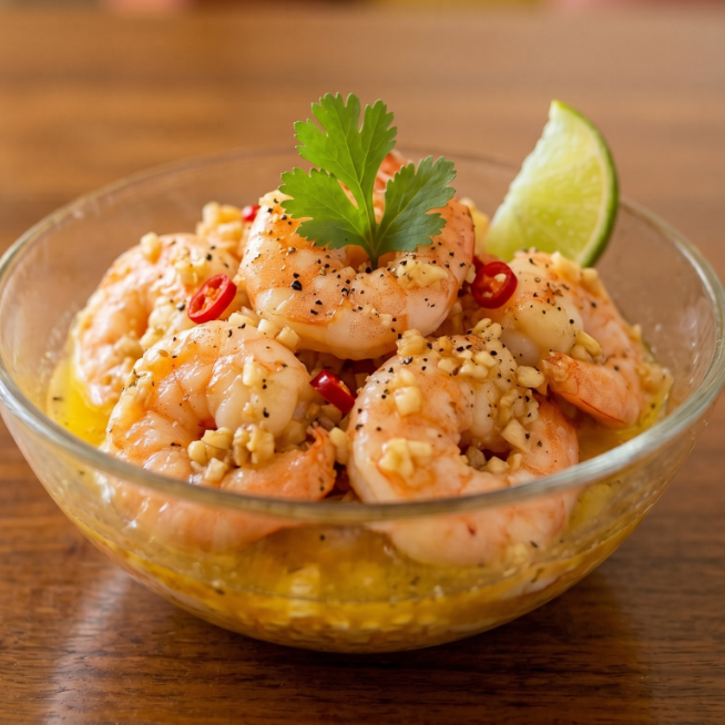 Camarones al Mojo de Ajo